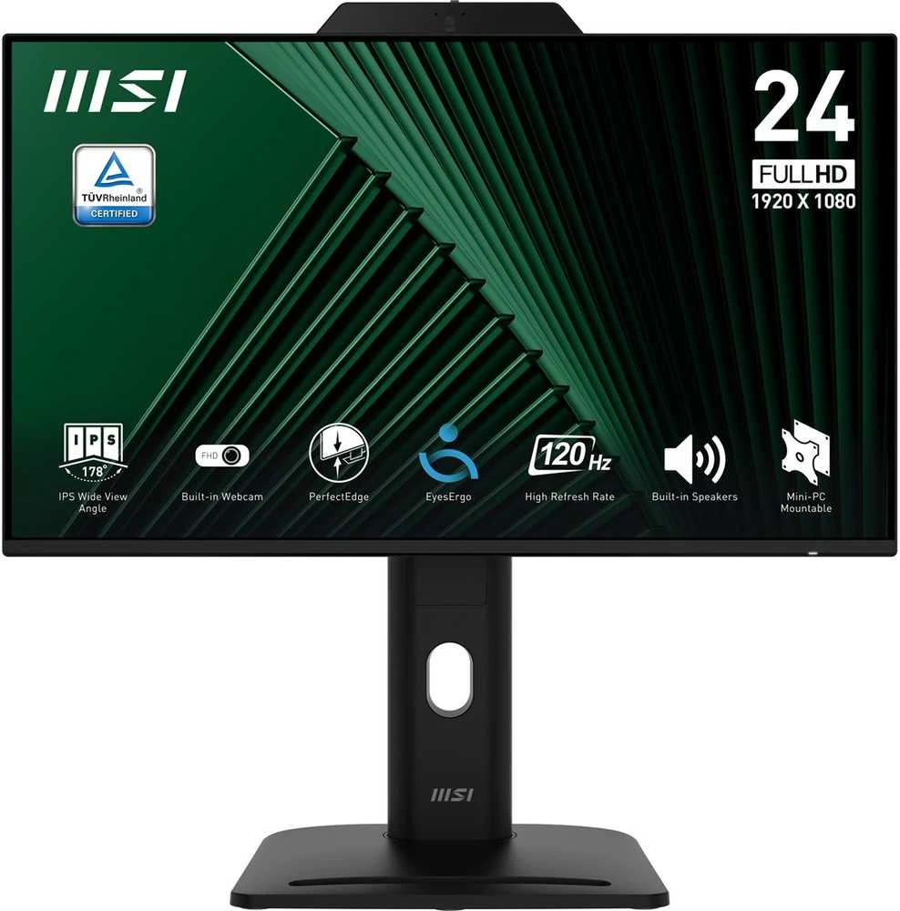 Monitorius MSI PRO MP242PMG / 23.8″ / FHD / IPS / 120Hz / 1ms (MPRT) / juodos spalvos – adjustable stand
