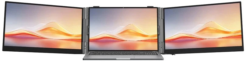 Monitorius „Blackview DCM6 Pro“ – 14 colių nešiojamojo kompiuterio ekrano ilgintuvas su dviejų monitorių palaikymu ir 2 USB-C jungtimis