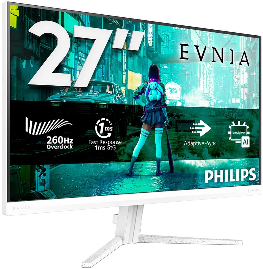 Philips 27M2N3201PL/00 computer monitorius 68.6 cm (27") 1920 x 1080 pikselių Full HD LCD Baltas