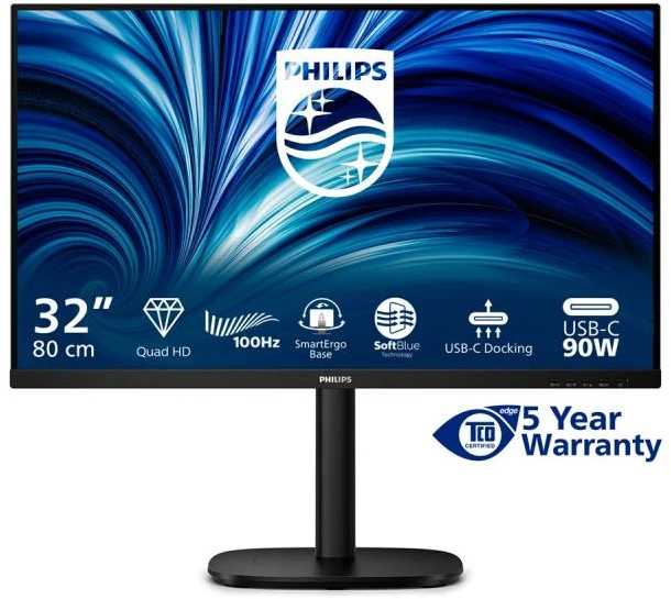 Monitorius Philips 32B2U3601/00 - 100Hz | QHD | 31.5'' | IPS | 4ms