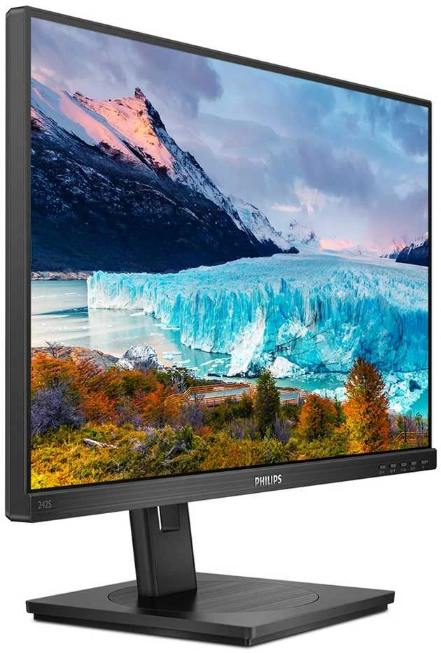 Monitorius Philips S Line 242S1AE/00 LED ekranas 60,5 cm (23.8") 1920 x 1080 pikseliai „Full HD“ Juoda