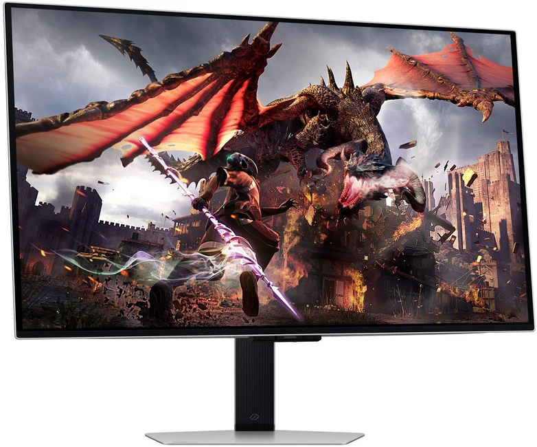 Monitorius Samsung | LS32DG802SUXDU | 32 " | OLED | 4K | 16:9 | 240 Hz | 0.03 ms | 3840 x 2160 pikselių | 200 cd/m² | HDMI jungtys quantity 2 | Sidabrinis