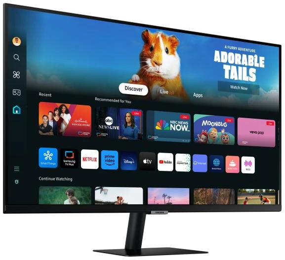 Monitorius - Samsung Išmanusis Monitorius M5 M50D 27" Full HD Juodas