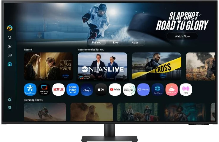 Monitorius - Samsung M70F 43" 4K UHD HDR10 USB-C HDMI