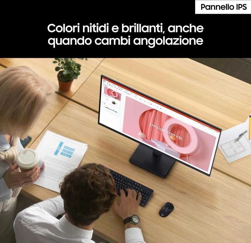 Monitorius Samsung | LS24D300GAUXEN | 24 " | IPS | 16:9 | 100 Hz | 5 ms | 1920 x 1080 pikselių | 250 cd/m² | HDMI jungtys quantity 1 | Juodas