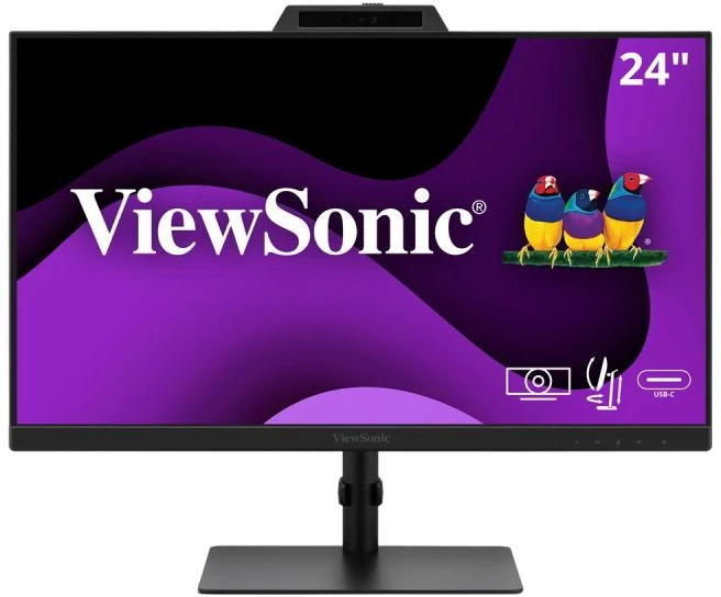 Monitorius - ViewSonic VG2441V 24 colių Full HD IPS, HDMI, USB-C, Juodas