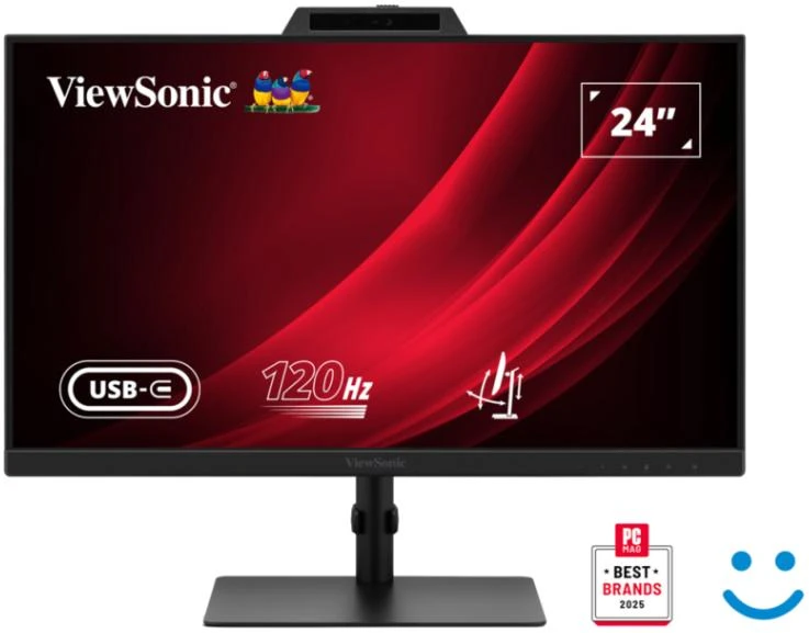Monitorius - ViewSonic VG2441V 24 colių Full HD IPS, HDMI, USB-C, Juodas