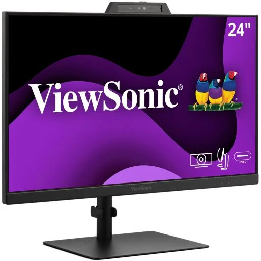 Monitorius - ViewSonic VG2441V 24 colių Full HD IPS, HDMI, USB-C, Juodas