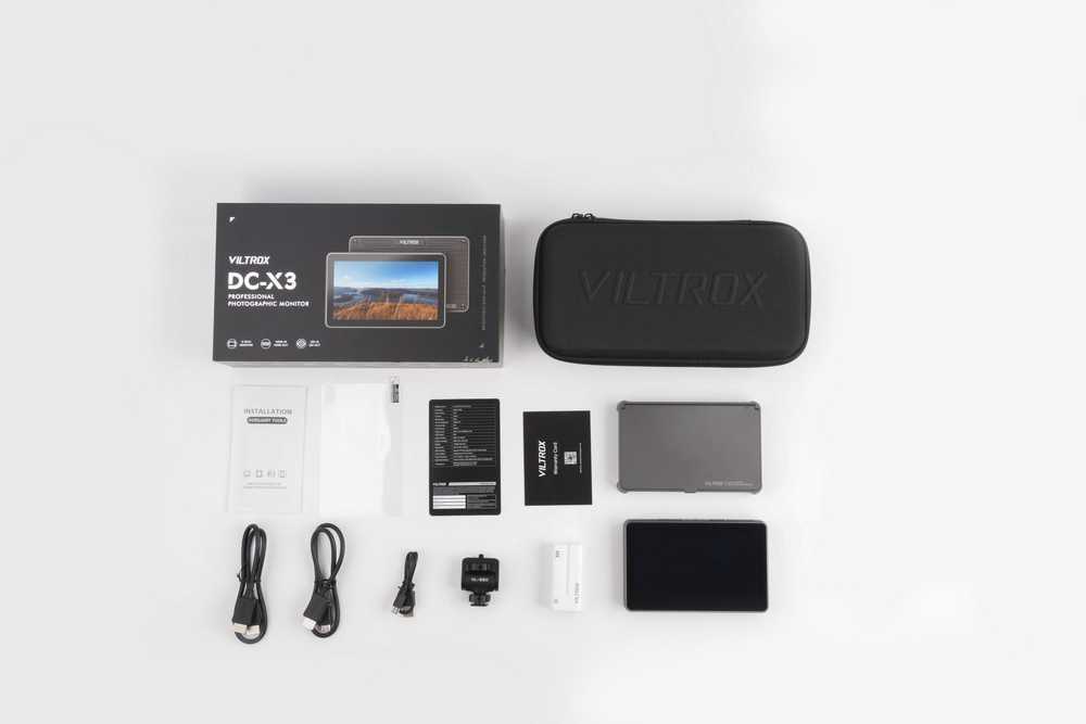 Monitorius - Viltrox DC-X3 3.5mm Jack HDMI Įėjimas Aukštos Raiškos Ekranas