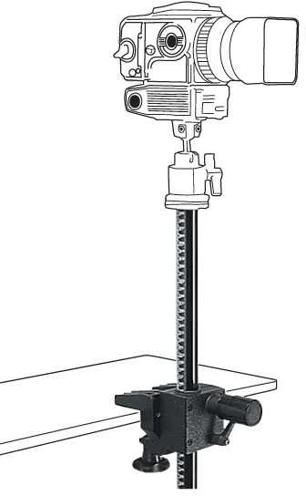 Montavimo priedas - Manfrotto Kolumna su mocowaniem do stołu Support Column