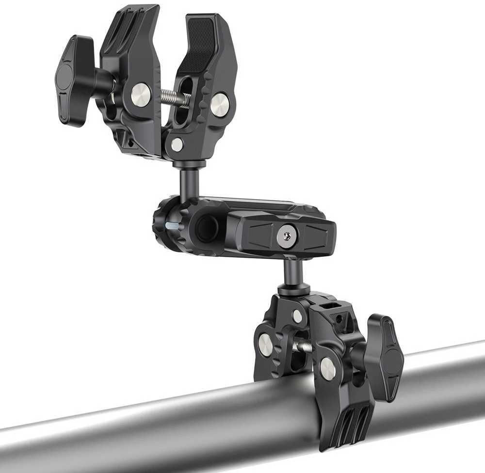 Laikiklis Magic Arm Vise Mount 2x Clip Clamp + 3D Head 1/4"" / Ulanzi C017 / C046gbb1
