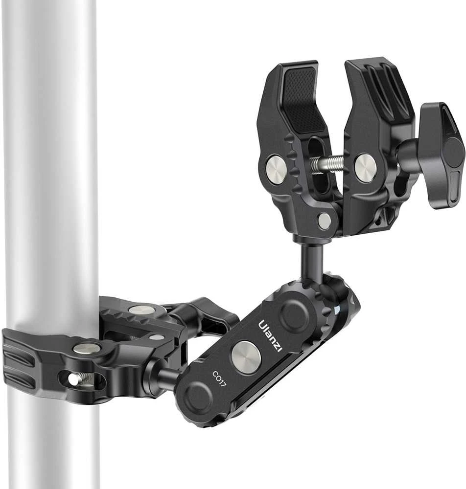Laikiklis Magic Arm Vise Mount 2x Clip Clamp + 3D Head 1/4"" / Ulanzi C017 / C046gbb1
