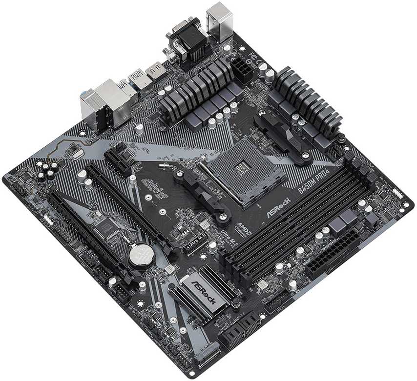 Pagrindinė plokštė ASROCK B450M Pro4