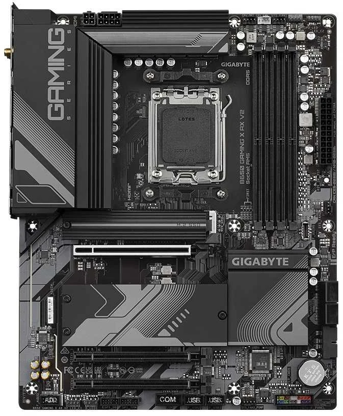Pagrindinė plokštė GIGABYTE B650 GAMING X AX V2 AM5 4xDDR5 4xSATA 3xM.2