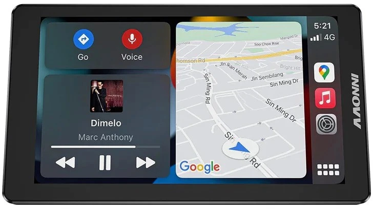 Motorcycle CarPlay INNOVV N2 BMW NAV DISPLAY