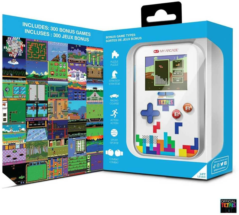 MY ARCADE Go gamer ,,Tetris" nešiojama žaidimų konsolė, 301 žaidimas viename
