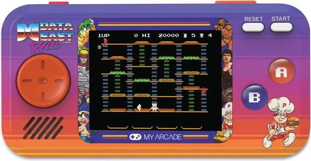 Žaidimų konsolė - My Arcade Data East Hits Pocket Player, 308 žaidimai