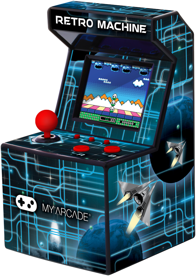 MY ARCADE Mano Arkadinis Aparatas 8 Bitų 200 Žaidimų