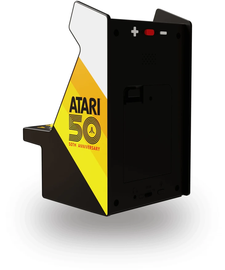 Žaidimų konsolė - MY ARCADE Atari Micro Player PRO 100 žaidimų 50-mečio 6,75″
