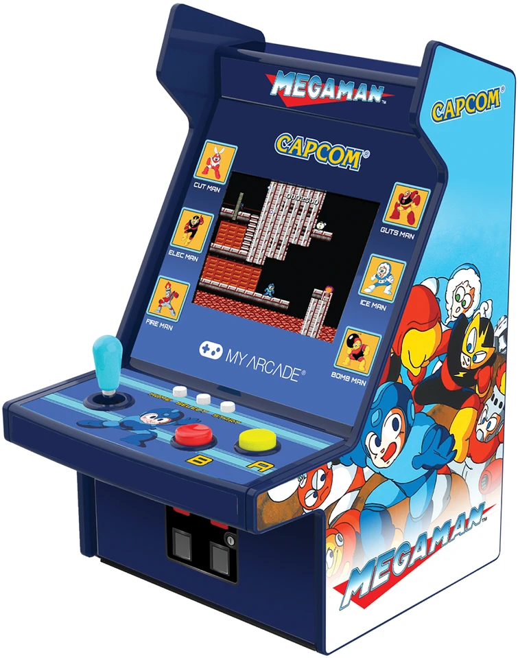 Žaidimų konsolė - MY ARCADE Mega Man 6 Žaidimų „Micro Player Pro“ 2,75 Colio USB-C
