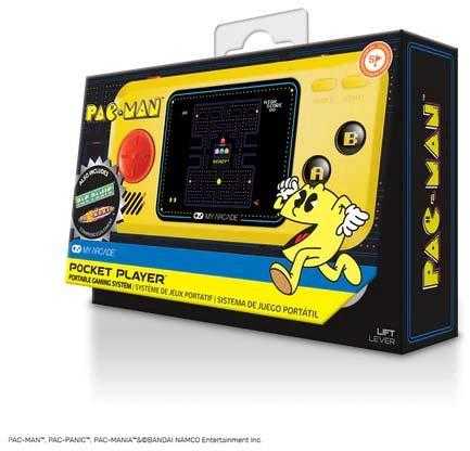 MY ARCADE Mano arkadinis kišeninis žaidėjas Pacman 3 žaidimai