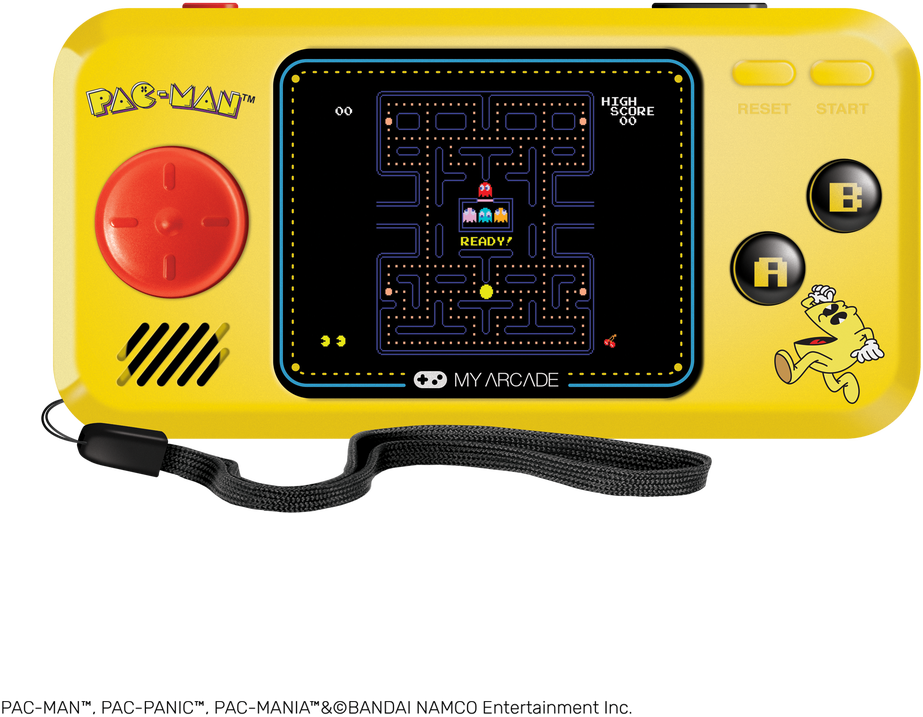 MY ARCADE Mano arkadinis kišeninis žaidėjas Pacman 3 žaidimai