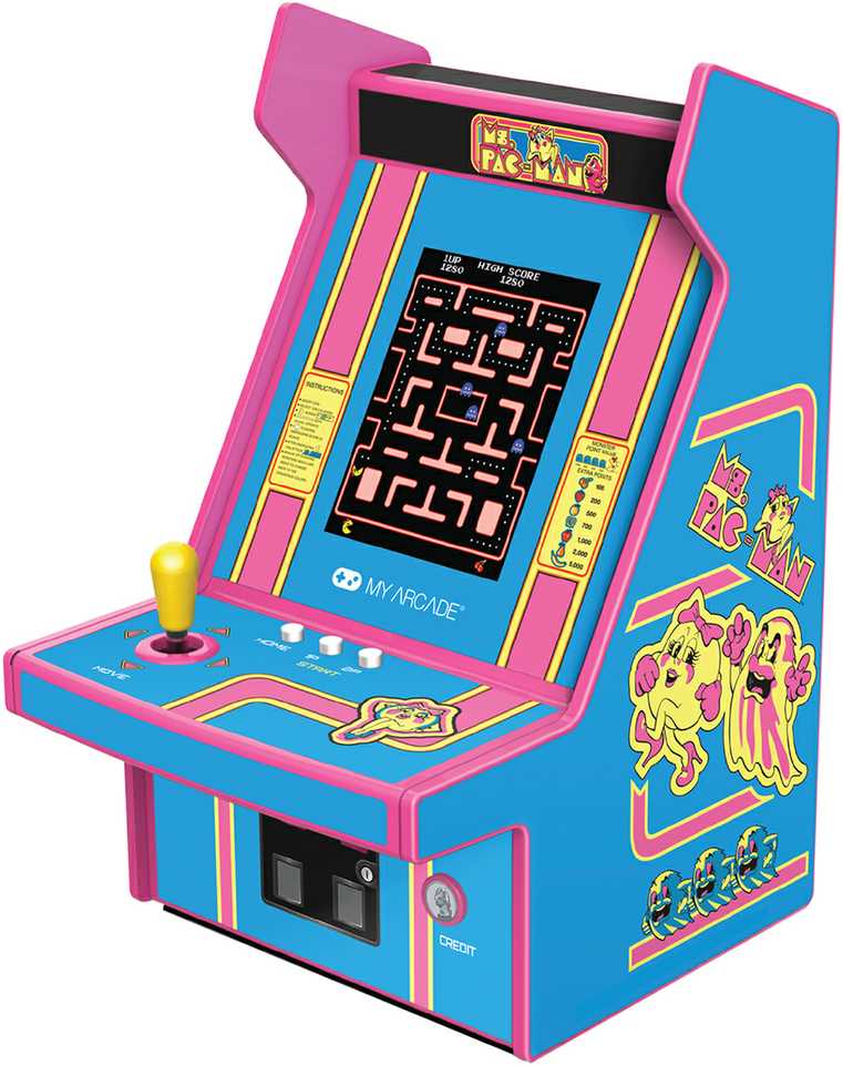 MY ARCADE Žaidimų Konsolė Pro Ms Pacman 6,75"