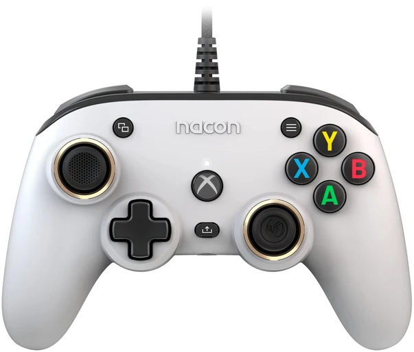 Žaidimų Valdiklis - Nacon Evol XBOX Valdiklis, Impulsiniai Trigeriai, 4 Vibracijos Varikliai, Laidinis, Baltas