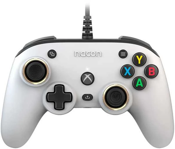 Žaidimų Valdiklis - Nacon Evol XBOX Valdiklis, Impulsiniai Trigeriai, 4 Vibracijos Varikliai, Laidinis, Baltas