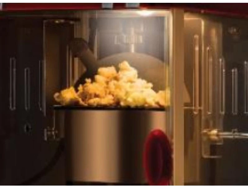 Namų ir Virtuvės Įranga - Unold Popcornmaker Retro, Nelipnus Puodas, Integruota Šviesa, Raudona