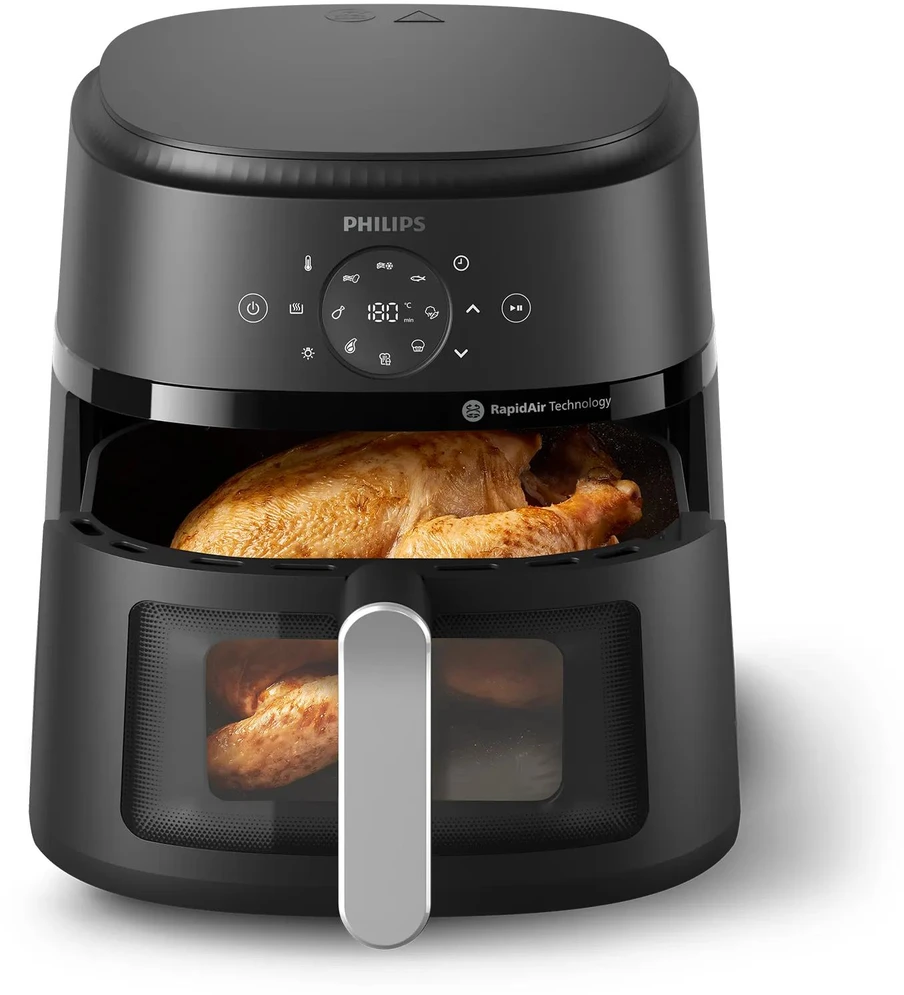 Philips 2000 serijos 6,2 l oro gruzdintuvė, sidabrinės spalvos (NA231/00)