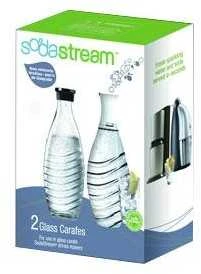 SodaStream DuoPack stiklinis grafinas (2 x 0,6 l stikliniai grafinai)