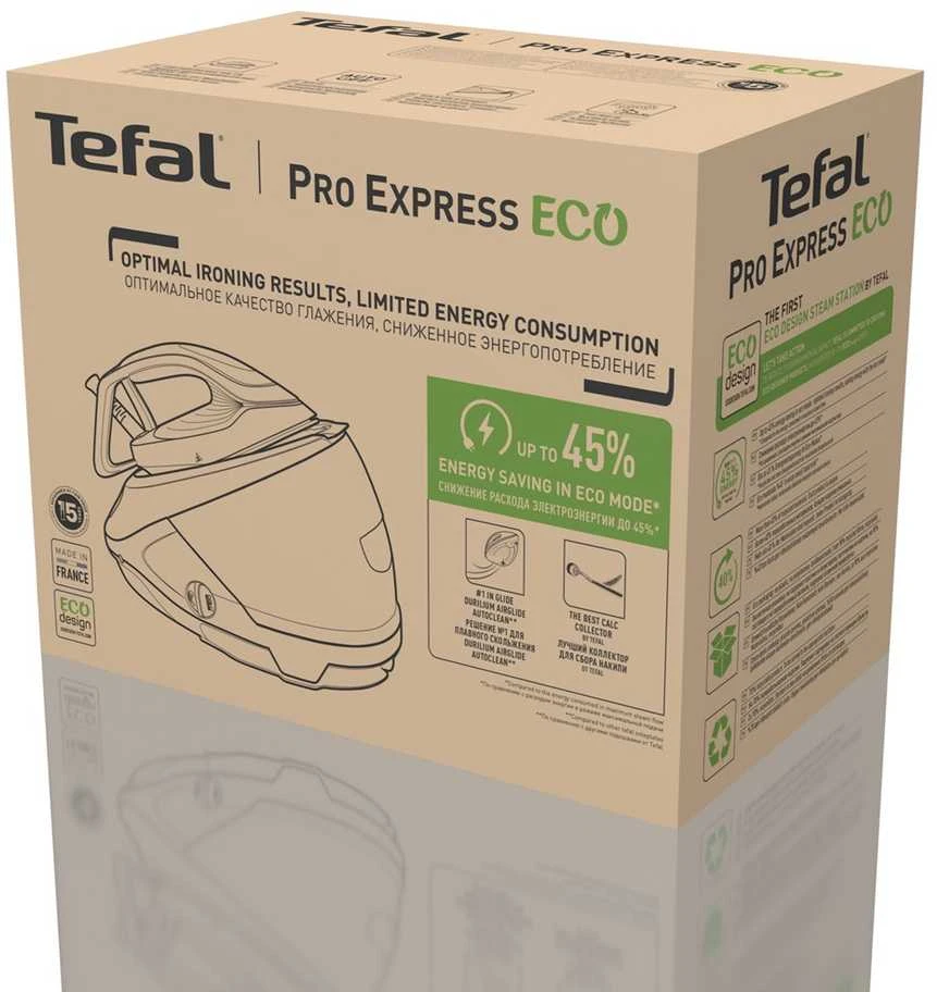 Garų lyginimo stotis Tefal Pro Express GV9E22E0 | 2200 W | 1.8 L | 7.5 bar | Balta