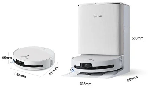 Namų Įranga - Ecovacs Deebot T90 Omni 16,600 Pa Siurbimo Galia, 170 Min Veikimo Laikas, Mopuotas Baltas