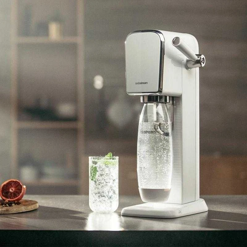 Gazuotų gėrimų gaminimo aparatas SodaStream ART, baltas