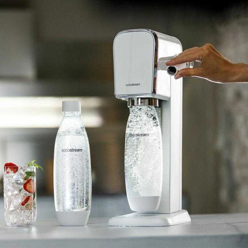 Gazuotų gėrimų gaminimo aparatas SodaStream ART, baltas