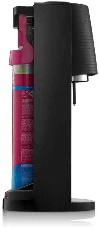 Gazuotų gėrimų gaminimo aparato SodaStream Terra rinkinys, juodas +DOVANA Bubly drops™ persikų skonio SodaStream sirupas