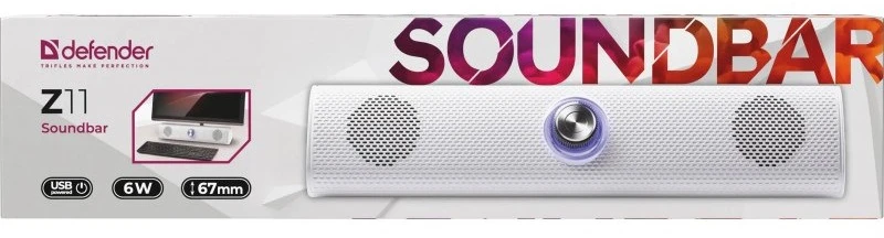 Defender Z11 soundbar 6W LED 65311 baltas