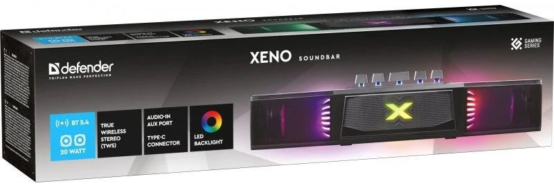 „Defender Xeno“ garso juosta 20 W LED „Bluetooth“ 65129