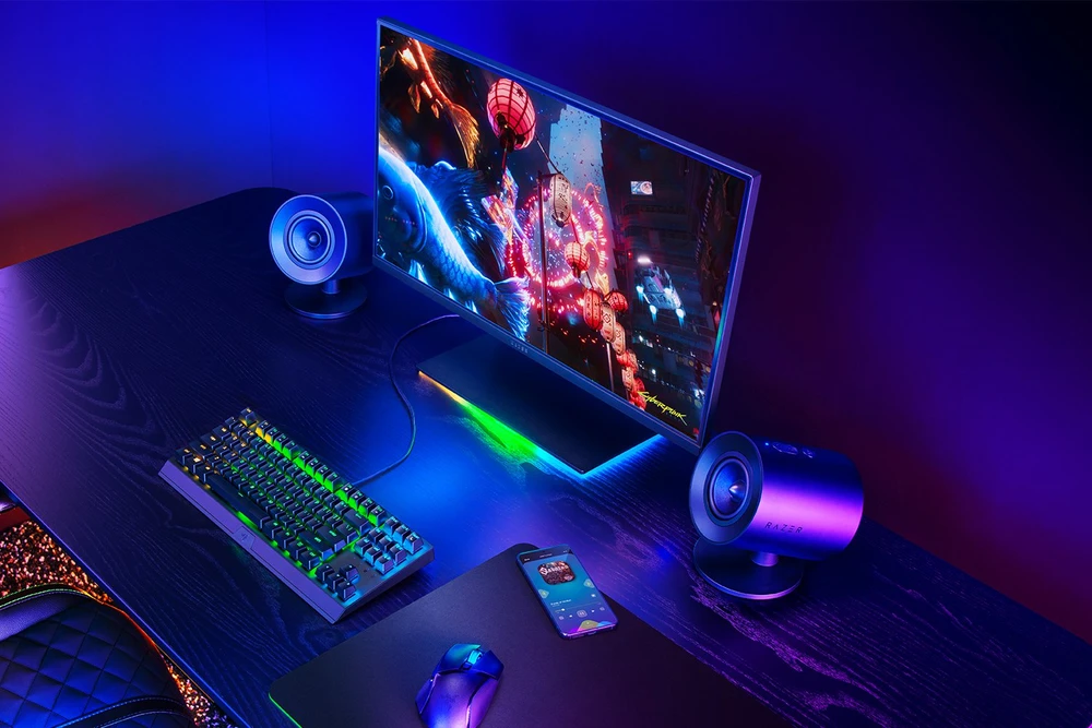 Kompiuterio kolonėlės Razer | Žaidimų garsiakalbiai | Nommo V2 X - 2.0 | Bluetooth | Juodas