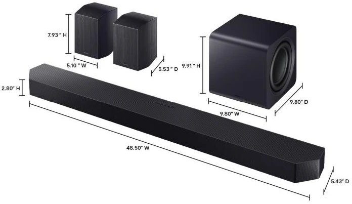 Namų kino sistema Samsung HW-Q990H/EN