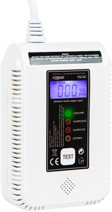 Blow TGC30 WiFi Tuya anglies monoksido ir dujų detektorius