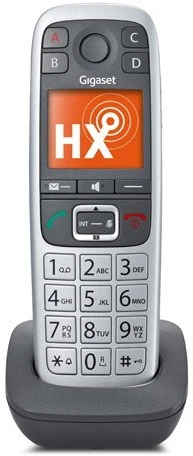 Namų Telefonas - Gigaset E560HX DECT Telefonas, 14h Pokalbių Laikas, 150 Kontaktų, Juoda