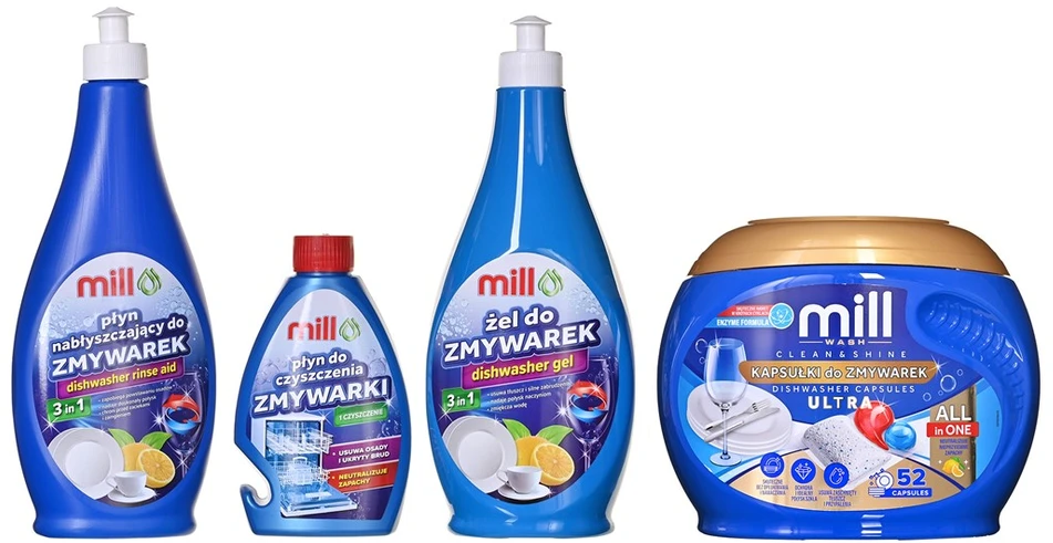 Madonis Mill indaplovė detergent set.