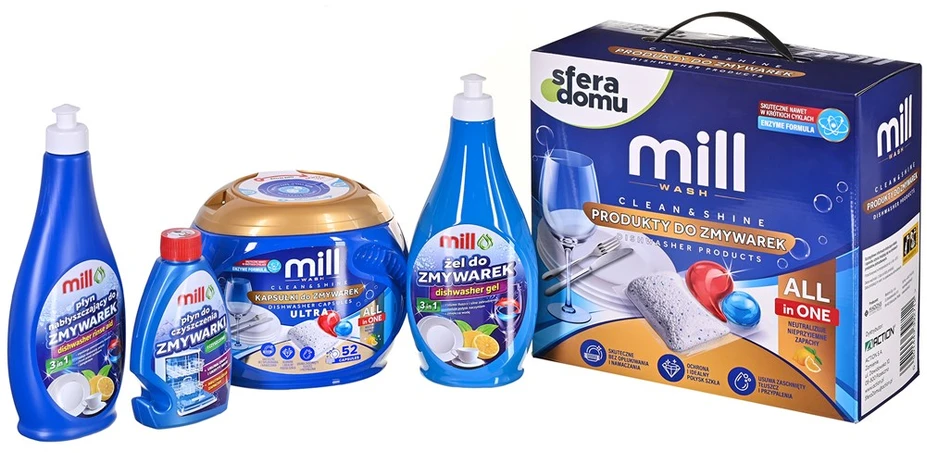 Madonis Mill indaplovė detergent set.