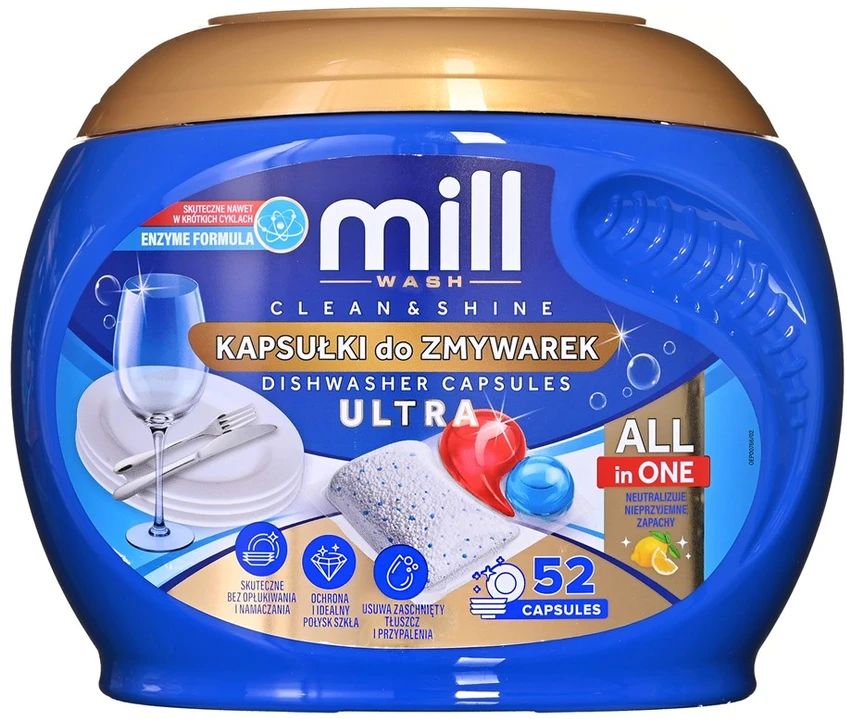 Madonis Mill indaplovė detergent set.
