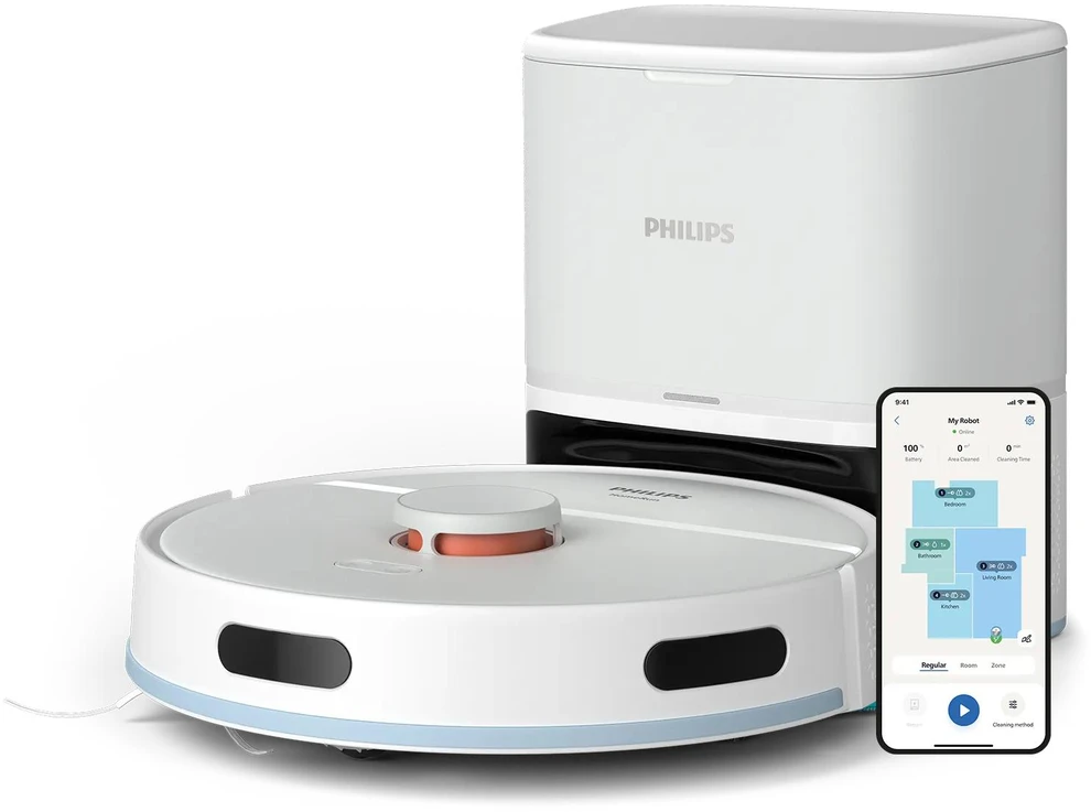 „Philips HomeRun 2000 Series Aqua“ drėgno ir sauso valymo robotas XU2100/25