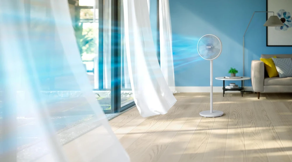 Ventiliatorius Philips 2000 Series | CX2550/00 | Stand Fan | 50 W | Diameter 40 cm | Greičių skaičius 3 | Oscillation | Baltas
