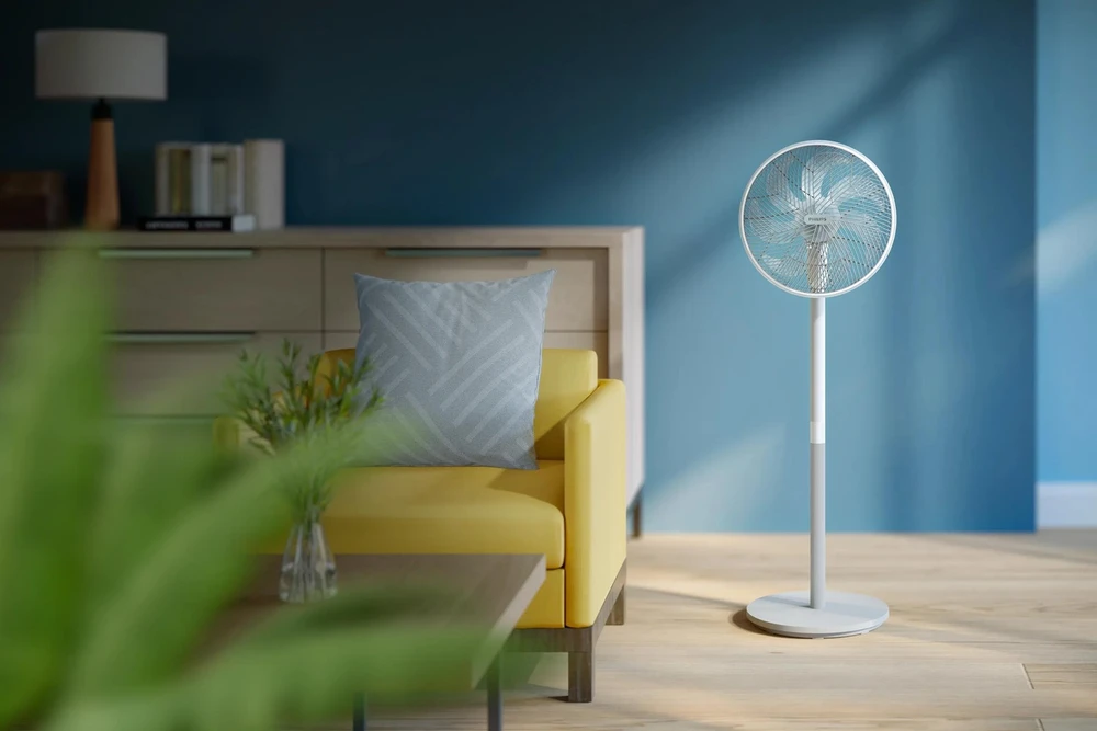 Ventiliatorius Philips 2000 Series | CX2550/00 | Stand Fan | 50 W | Diameter 40 cm | Greičių skaičius 3 | Oscillation | Baltas