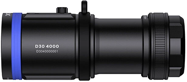 Nardymo Šviesa - Xtar D30 4000 Liumenų Atsparus Vandeniui Žibintuvėlis 100m Panardinamas Mėlyna/Raudona/Balta/UV